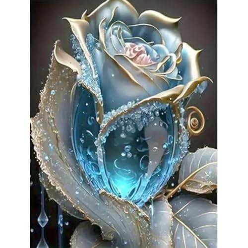 Diamond Painting Rose 5D, DIY Diamant Malerei Blumen Bild, Rundsteine für Erwachsene, Rose Diamant Painting Set für Erwachsene und Kinder,Geeignet als Home Decor,Wanddekoration oder Geschenk,30x40 cm Diamond Painting Rose 5D, DIY Diamant Malerei Blumen Bild, Rundsteine für Erwachsene, Rose Diamant Painting Set für Erwachsene und Kinder,Geeignet als Home Decor,Wanddekoration oder Geschenk,30x40 cm von ZYJBD