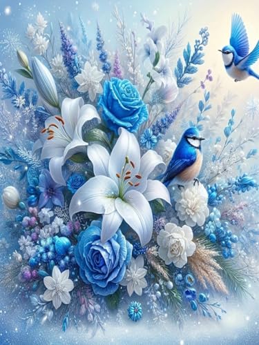 Diamond Painting Vögel und Blumen, Vogel-Blumen-Diamant-Kunst,diamant painting bilder,DIY Diamant Malerei Set für Erwachsene, Frühlingshafte Wanddekoration 30x40 cm für Zuhause,Wohnzimmer und Büro Diamond Painting Vögel und Blumen, Vogel-Blumen-Diamant-Kunst,diamant painting bilder,DIY Diamant Malerei Set für Erwachsene, Frühlingshafte Wanddekoration 30x40 cm für Zuhause,Wohnzimmer und Büro von ZYJBD