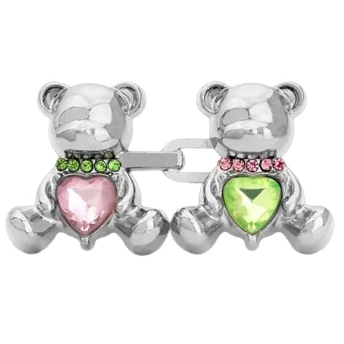 Anstecknadel mit Bär zum Festziehen der Taille, Jeansknöpfe, kein Nähen, Taillenschnalle, Hosennadel von ZYKEJJDDAK