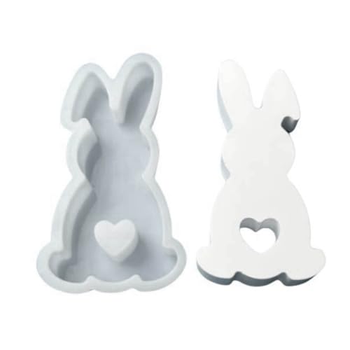 Herz Kaninchen Silikonform Tierische Gussformen Kerzenformen Handgefertigte Seife Backformen Epoxidharzen Formen Herz Kaninchen Silikonform Tierische Gussformen Kerzenformen Handgefertigte Seife Backformen Epoxidharzen Formen von ZYKEJJDDAK