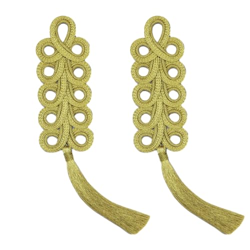Übergroße Quasten-Aufnäher für traditionelle chinesische Kleidung, Handarbeit, Zubehör, stilvolle geflochtene Applikation für Cheongsam Übergroße Quasten-Aufnäher für traditionelle chinesische Kleidung, Handarbeit, Zubehör, stilvolle geflochtene Applikation für Cheongsam von ZYKEJJDDAK