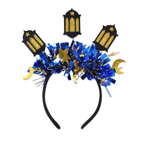 ZYKEJJDDAK Eid-Festival-Stirnband mit Halbmonden und Stern-Designs, modisches Accessoire für Damen, bequem zu tragen, PVC-Materialien ZYKEJJDDAK Eid-Festival-Stirnband mit Halbmonden und Stern-Designs, modisches Accessoire für Damen, bequem zu tragen, PVC-Materialien von ZYKEJJDDAK