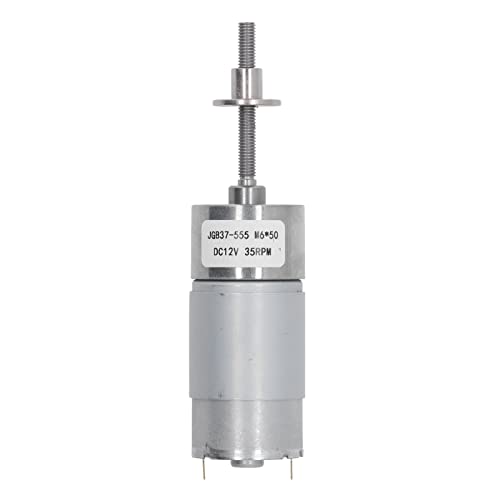 DC12V Gear Motor | 26KG.cm High Force Automatic Locking Geared Motor | Forward Reverse Rotation for Robotics/Automation/Industrial | Aluminum Alloy Brass Construction (35RPM) von ZYLARUM