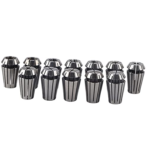 ER16 FRINDE COLLET CHUCK SET 12PCS | Hochgeschwindigkeits -Stahl -CNC -Fräsmaschinenzubehör | Ersatz für Gravur/Bohrung/Schleifen | 1 / 32in bis 3/8 Zoll ER16 FRINDE COLLET CHUCK SET 12PCS | Hochgeschwindigkeits -Stahl -CNC -Fräsmaschinenzubehör | Ersatz für Gravur/Bohrung/Schleifen | 1 / 32in bis 3/8 Zoll von ZYLARUM