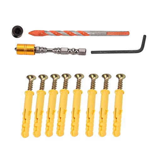 Hex Shank Magnetized Drill Bit 6mm | Wall Saw Punch Set für die Anhängeralbum Installation | Carbid -Bohrbits für Metall/Holz/Plastik | 6,35 mm Sechskantgriff mit sicherem Hex Shank Magnetized Drill Bit 6mm | Wall Saw Punch Set für die Anhängeralbum Installation | Carbid -Bohrbits für Metall/Holz/Plastik | 6,35 mm Sechskantgriff mit sicherem von ZYLARUM
