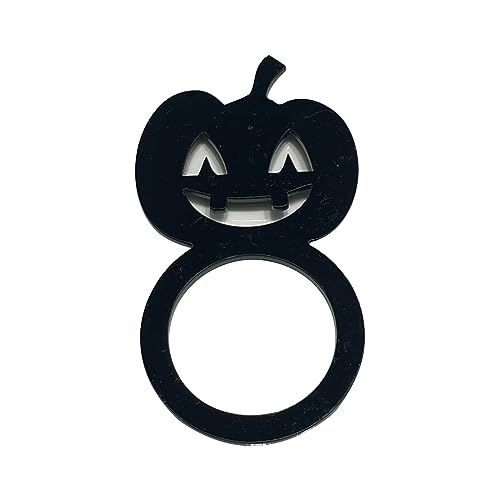 Hexenhut-Serviettenringe, Hexenhuthalter, Kürbis/Fledermaus/Spinnen-Form, Tischakzent, Halloween-Party-Dekoration, einzigartige und lustige Dekoration, Partyzubehör, Tischdekoration von ZYMIADOU