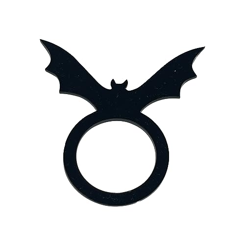 Hexenhut-Serviettenringe, Hexenhuthalter, Kürbis/Fledermaus/Spinnen-Form, Tischakzent, Halloween-Party-Dekoration, einzigartige und lustige Dekoration, Partyzubehör, Tischdekoration von ZYMIADOU