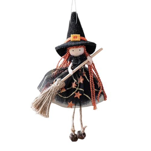 Weihnachts-Lametta-Besen, Engelsmädchen, hängende Dekorationen, weicher samtiger Stoff, Weihnachtsbaumschmuck, 4 Farben, Partys, Heimdekoration, Zubehör, Festival, glitzerndes Band von ZYMIADOU