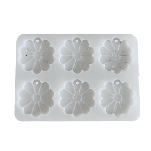 Wiederverwendbare Blumenform, wiederverwendbar, Silikon-Blumen-Anhänger, Anhänger für Zuhause, Backen und Kunstaktivitäten, handgefertigte Seife Wiederverwendbare Blumenform, wiederverwendbar, Silikon-Blumen-Anhänger, Anhänger für Zuhause, Backen und Kunstaktivitäten, handgefertigte Seife von ZYMIADOU