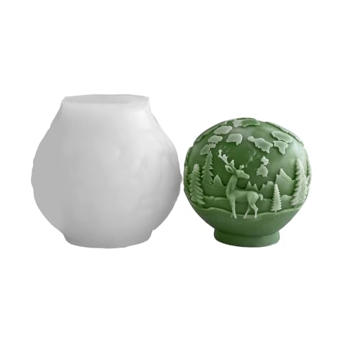 Wiederverwendbare Weihnachtsform, dekorative Kugelform, Weihnachtskugel für Feste, Heimdekoration, Heimwerker-Projekte, wiederverwendbar, Urlaub von ZYMIADOU