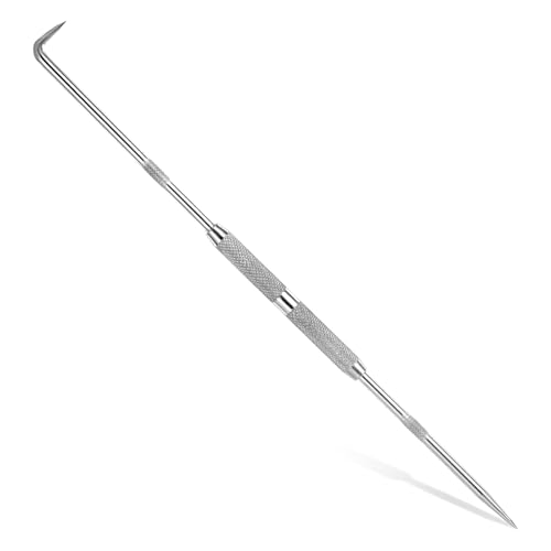 ZYMIADOU Anreißnadel aus Stahl mit Doppelspitze, Metall-Gravierwerkzeug mit rutschfestem Griff für präzises Markieren auf Keramik, Glas, Blech, Markierstift ZYMIADOU Anreißnadel aus Stahl mit Doppelspitze, Metall-Gravierwerkzeug mit rutschfestem Griff für präzises Markieren auf Keramik, Glas, Blech, Markierstift von ZYMIADOU