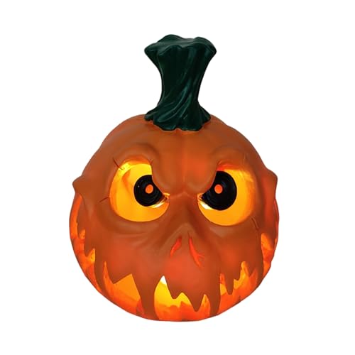 ZYMIADOU Halloween-Party-Requisiten, kleiner Kürbis, leichtes Ornament, Outdoor-Verzierung, einzigartige Dekoration für Enthusiasten, einzigartiges Accessoire von ZYMIADOU