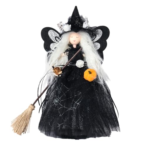 ZYMIADOU Halloween-Schmetterlings-Hexenstatue, erschreckendes Spukhaus, Dekoration, stilvolle Feste, Ornament, Partyzubehör von ZYMIADOU