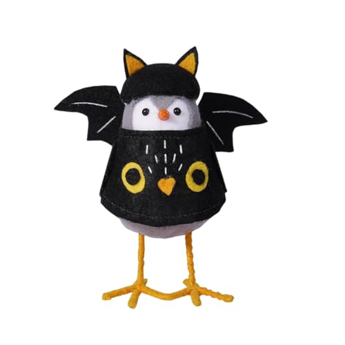 ZYMIADOU Halloween-Vogelstatue, Weihnachtsdekoration, Halloween, Karneval, handgefertigte Puppen, Plüsch-Dekorationen, Kindergeschenk, Heimdekorationen für Wohnzimmer, Zuhause, moderne Büros, Regale von ZYMIADOU