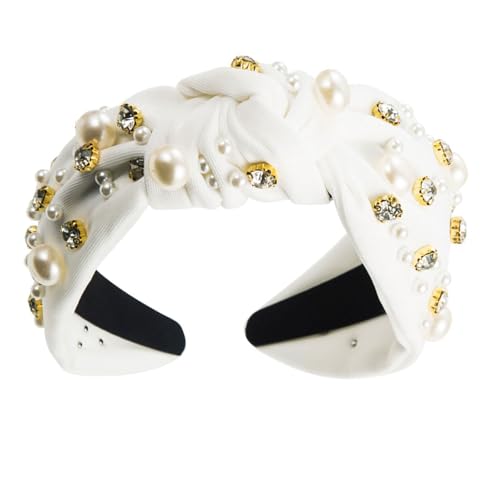 ZYMIADOU Modisches Haarband mit Schmucksteinen, Perlen, Stirnbänder, Foto-Requisiten, Party, Cosplay, Kostüme, Tanzen, Party-Zubehör, elegante Perlen, Haarschmuck für Damen ZYMIADOU Modisches Haarband mit Schmucksteinen, Perlen, Stirnbänder, Foto-Requisiten, Party, Cosplay, Kostüme, Tanzen, Party-Zubehör, elegante Perlen, Haarschmuck für Damen von ZYMIADOU