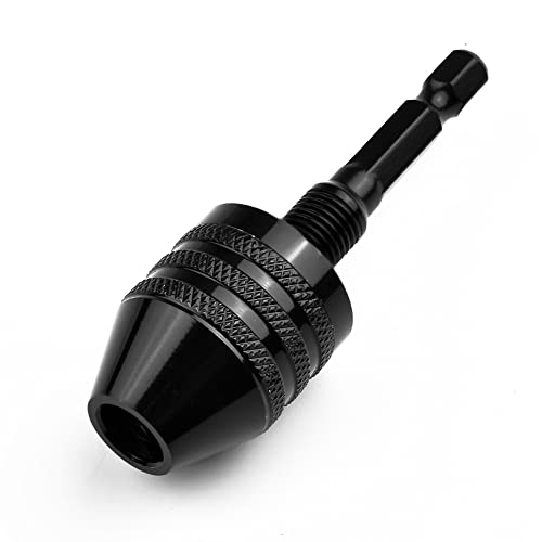 ZYNCUE 6,35 mm Schnellspannbohrfutter, Umwandlungswerkzeug, Sechskantschaft-Adapter, Bohrer-Bit-Bohrfutter, Schnellwechsel-Konverter, Schraubendreher (0,3–6,5 mm) von ZYNCUE