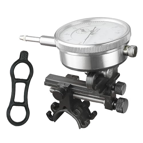 ZYNCUE Fahrrad Rad Truing Ständer, Mini Bike Felgen Einstellwerkzeuge mit Prozentanzeige, Rennrad Rad Reparatur Werkzeuge Fast Fix Räder Zubehör-BT110A Schwarz von ZYNCUE