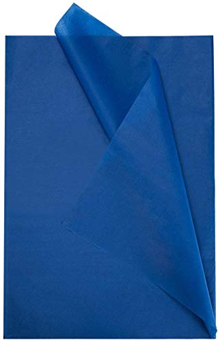 ZYOOO 50 Blatt Seidenpapier Dunkelblau, 70 cm x 50 cm,Marineblau Geschenkpapier für Bastelarbeiten, Dekoration von ZYOOO lift