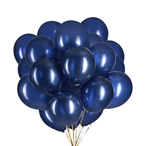 ZYOOO Luftballons Marineblau - Dunkelblau Luftballons - 12 Zoll Ballons - 50 Stück von ZYOOO lift