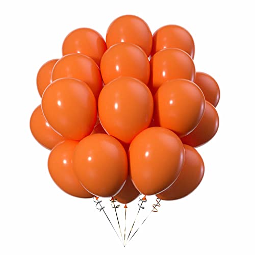 ZYOOO Halloween Luftballons Orange 12 Zoll/30.5 cm Orange Ballons - 50 Stück von ZYOOO lift