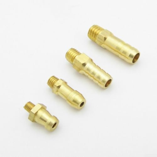 5 Stück Messing Wassernippel für RC Modell Motorkühlsysteme, passend für M6 () von ZYWUOY