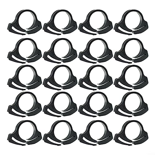 Doppelgreifende Kunststoff-Schlauchschellen-Set, φ16 mm, verstellbare Schnappratschellen, Bewässerung, Gartenschlauch, Rohr-Sortiment, 40 Stück Doppelgreifende Kunststoff-Schlauchschellen-Set, φ16 mm, verstellbare Schnappratschellen, Bewässerung, Gartenschlauch, Rohr-Sortiment, 40 Stück von ZYWUOY