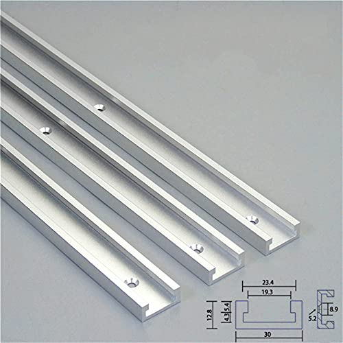 Gehrungsstange, Aluminiumlegierung Gehrungsstangenschieber, T-Schienen Schlitz Gehrungsschiene und Gehrungsstangenschieber, Tischsägen Gehrung für Tischsägen Messstange – 400 mm T-Schiene Gehrungsstange, Aluminiumlegierung Gehrungsstangenschieber, T-Schienen Schlitz Gehrungsschiene und Gehrungsstangenschieber, Tischsägen Gehrung für Tischsägen Messstange – 400 mm T-Schiene von ZYWUOY