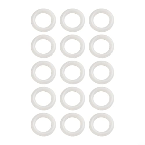 Häkelringe aus Kunststoff, Handtaschen-Zubehör für DIY-Projekte und dekorative Bastelarbeiten (22,2 mm), 30 Stück von ZYWUOY