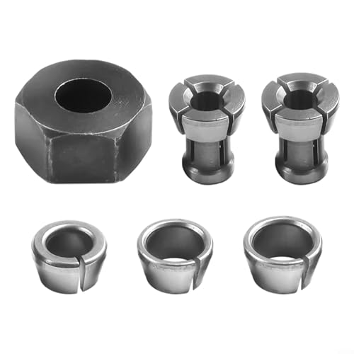 M17 kompatibles Adapter-Set, 6 Spannzangen, perfekt für Routing- und Gravurarbeiten M17 kompatibles Adapter-Set, 6 Spannzangen, perfekt für Routing- und Gravurarbeiten von ZYWUOY