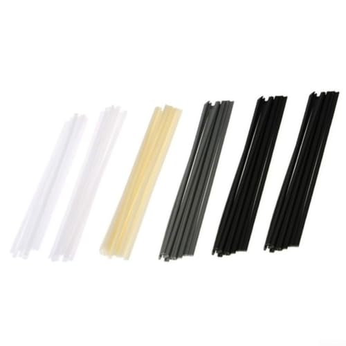 Mehrzweck-Schweißstäbe aus Kunststoff (10 Stück), perfekte Größe bei 200 mm für ABS/PP/PVC/PE-Reparaturaufgaben (PVC) von ZYWUOY