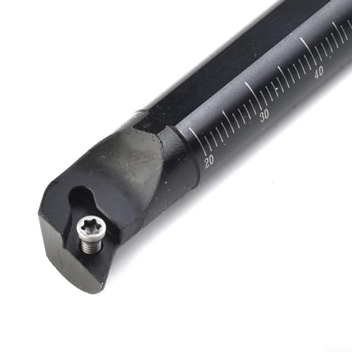 Professionelle S12M SDUCR07 Drehmaschine Bohrstange mit T8-Schraubenschlüssel und zehn DCMT0702 Einsatzklingen von ZYWUOY