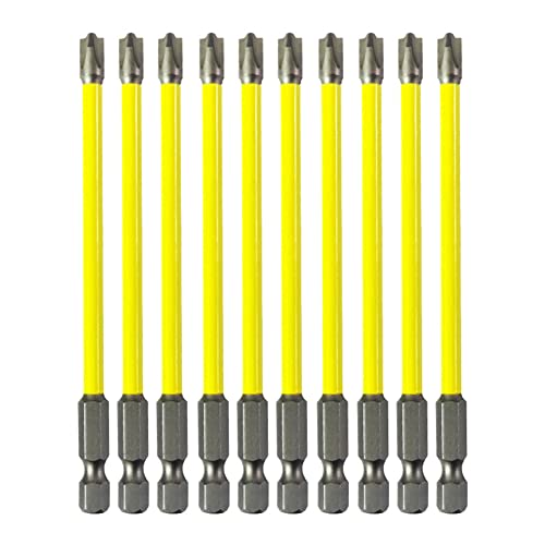 Schraubendreher-Bits-Set, 110 mm, magnetisch, Spezialschlitz-Kreuz-Schraubendreher-Bit für Elektriker FPH2 Elektrowerkzeug, 10 Stück Schraubendreher-Bits-Set, 110 mm, magnetisch, Spezialschlitz-Kreuz-Schraubendreher-Bit für Elektriker FPH2 Elektrowerkzeug, 10 Stück von ZYWUOY