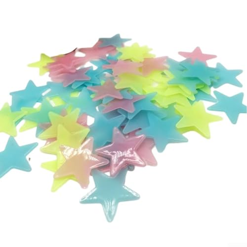 Wandaufkleber, leuchtet im Dunkeln, Sterne, 100 Stück, um Kreativität in Kinderräumen zu inspirieren Wandaufkleber, leuchtet im Dunkeln, Sterne, 100 Stück, um Kreativität in Kinderräumen zu inspirieren von ZYWUOY