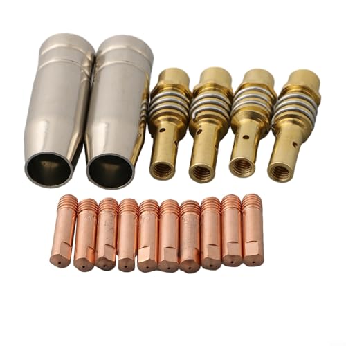 Welding MB15 15AK Spitzen, 16 Stück, Verbrauchsmaterialien für MIG-Schweißen, verschiedene Größen (0,6 mm) von ZYWUOY
