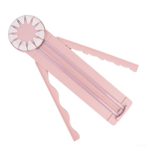 ZYWUOY Papierschneider mit 12 Klingen, für Präzision und Komfort beim Basteln (Rosa) von ZYWUOY