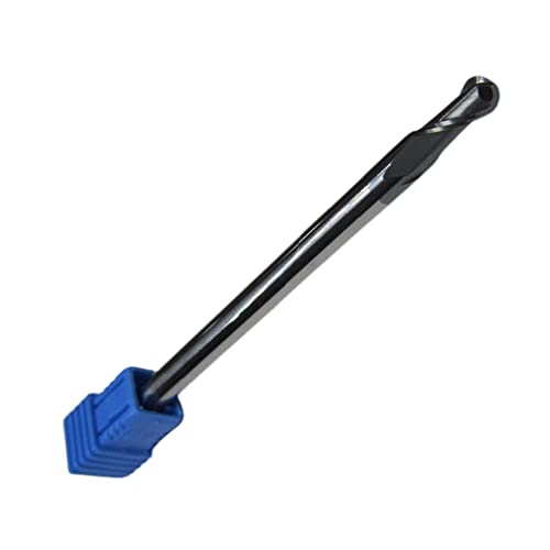 ZYWUOY Radius 3,0 mm Wolframkarbid-Kugel-Schaftfräser, extra langer Schaft, 100 mm 2 Rillen ZYWUOY Radius 3,0 mm Wolframkarbid-Kugel-Schaftfräser, extra langer Schaft, 100 mm 2 Rillen von ZYWUOY