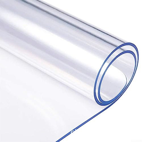 ZYWUOY Transparente PVC-Tischmatte, wasserdicht, Glas, weich, 1 mm, 60 x 100 cm von ZYWUOY