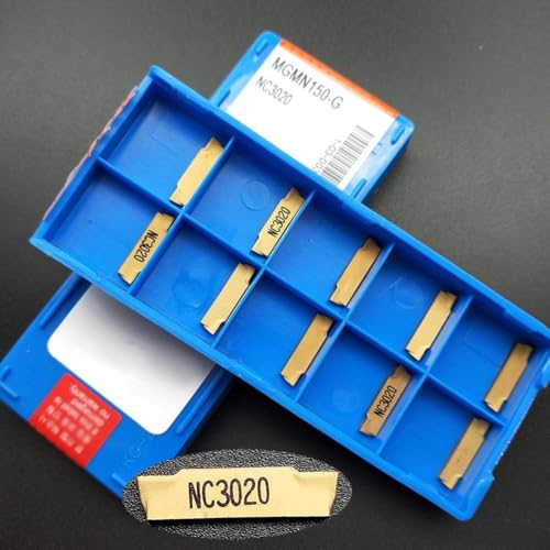 Zuverlässige Hartmetall-Drehwerkzeuge, 10 Stück MGMN150G NC3020 Einsätze, verbesserte Produktivität Zuverlässige Hartmetall-Drehwerkzeuge, 10 Stück MGMN150G NC3020 Einsätze, verbesserte Produktivität von ZYWUOY