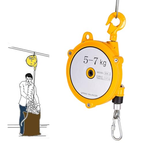 Federausgleicher, Multifunktionaler Lastausgleicher, Starke Tragfähigkeit, Verstellbares Hängendes Einziehbares Werkzeug, Für Fließband, Aufhängen, Bewegen Von Werkzeugen, Vorrichtungen ( Size : 5-7kg Federausgleicher, Multifunktionaler Lastausgleicher, Starke Tragfähigkeit, Verstellbares Hängendes Einziehbares Werkzeug, Für Fließband, Aufhängen, Bewegen Von Werkzeugen, Vorrichtungen ( Size : 5-7kg von ZYZSY