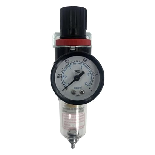 ZZAYGESY Pneumatischer Filterregler, Luftbehandlungseinheit, Druckschalter Manometer (A-FR-2000) von ZZAYGESY