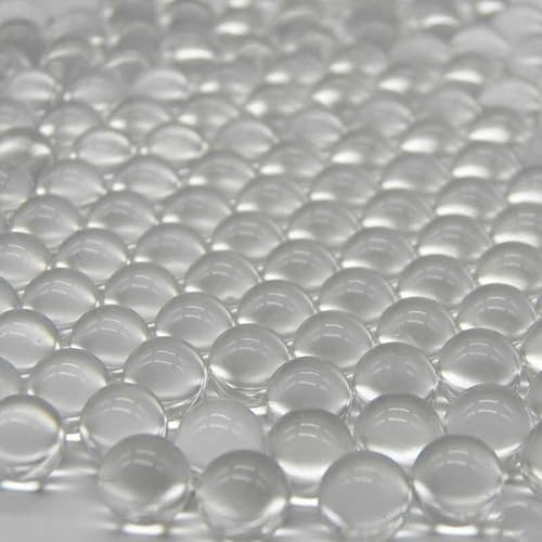 ZZCYLIUXY Glasmurmeln, hochpräzise Labor-Glasperlen, dekorative Glaskugel für mechanische Lager, 7/8/9/10/11/12 mm, 100 Stück (11 mm) von ZZCYLIUXY