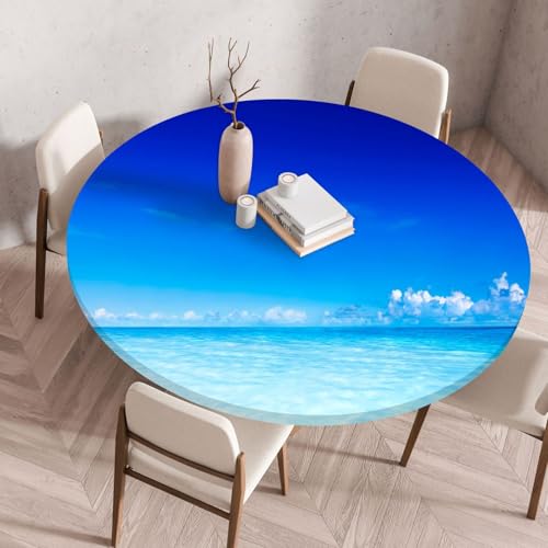 Tischdecke Rund 110 cm Blauer Purpurer Himmel Gartentischdecke Rund Elastisch Polyester Waschbar Outdoor-Tischdecken Gartentischdecke Wetterfest Restaurant Runde Tischdecke Tischdecke Rund 110 cm Blauer Purpurer Himmel Gartentischdecke Rund Elastisch Polyester Waschbar Outdoor-Tischdecken Gartentischdecke Wetterfest Restaurant Runde Tischdecke von ZZDXW