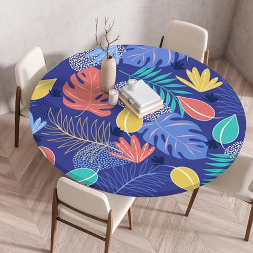 Tischdecke Rund 140 cm Lila Orange Tropisch Gartentischdecke Rund Elastisch Polyester Waschbar Outdoor-Tischdecken Gartentischdecke Wetterfest Restaurant Runde Tischdecke Tischdecke Rund 140 cm Lila Orange Tropisch Gartentischdecke Rund Elastisch Polyester Waschbar Outdoor-Tischdecken Gartentischdecke Wetterfest Restaurant Runde Tischdecke von ZZDXW