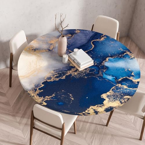 Tischdecke Rund 60 cm Purpurblauer Marmor Gartentischdecke Rund Elastisch Polyester Waschbar Outdoor-Tischdecken Gartentischdecke Wetterfest Restaurant Runde Tischdecke Tischdecke Rund 60 cm Purpurblauer Marmor Gartentischdecke Rund Elastisch Polyester Waschbar Outdoor-Tischdecken Gartentischdecke Wetterfest Restaurant Runde Tischdecke von ZZDXW