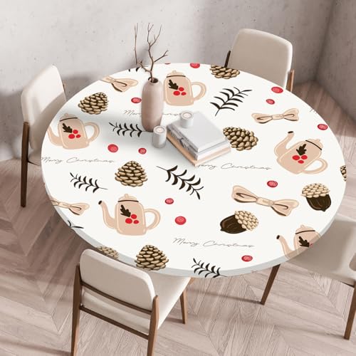 Tischdecke Rund 70 cm Braun Rosa Drucken Gartentischdecke Rund Elastisch Polyester Waschbar Outdoor-Tischdecken Gartentischdecke Wetterfest Restaurant Runde Tischdecke Tischdecke Rund 70 cm Braun Rosa Drucken Gartentischdecke Rund Elastisch Polyester Waschbar Outdoor-Tischdecken Gartentischdecke Wetterfest Restaurant Runde Tischdecke von ZZDXW