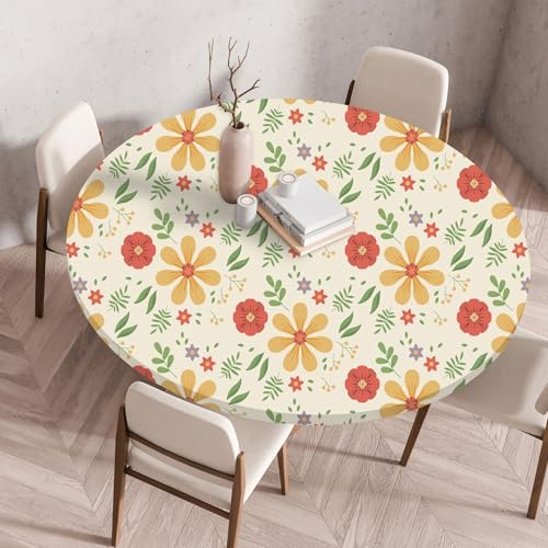 Tischdecke Rund 70 cm Gelb Grün Drucken Gartentischdecke Rund Elastisch Polyester Waschbar Outdoor-Tischdecken Gartentischdecke Wetterfest Restaurant Runde Tischdecke Tischdecke Rund 70 cm Gelb Grün Drucken Gartentischdecke Rund Elastisch Polyester Waschbar Outdoor-Tischdecken Gartentischdecke Wetterfest Restaurant Runde Tischdecke von ZZDXW