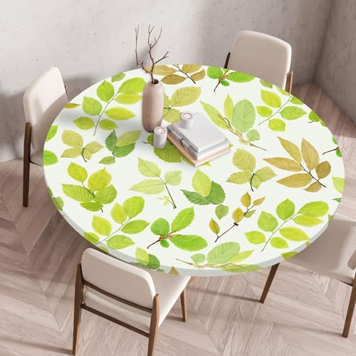 Tischdecke Rund 70 cm Smaragdgröne Blätter Gartentischdecke Rund Elastisch Polyester Waschbar Outdoor-Tischdecken Gartentischdecke Wetterfest Restaurant Runde Tischdecke Tischdecke Rund 70 cm Smaragdgröne Blätter Gartentischdecke Rund Elastisch Polyester Waschbar Outdoor-Tischdecken Gartentischdecke Wetterfest Restaurant Runde Tischdecke von ZZDXW