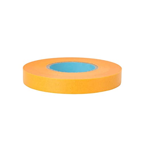 ZZDXW Abdeckband Malerkrepp 50mm X 50m 30mm 10mm 20mm Breit Goldband Maler Abdeckfolie Rolle Kreppband Abklebeband 1/4 / 6/10 Rollen Papier Klebeband 1cm 2cm Malerband Schmal Gelb von ZZDXW
