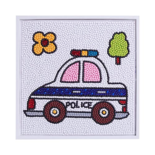 ZZDXW Diamond Painting Cartoon-Polizeiauto Diamond Painting kinder DIY Weihnachten 5D Diamant Painting mit rahmen,Diamond Painting für Kinder,für Home Wand-Décor Diamant Painting Bilder Arts(18x18cm) ZZDXW Diamond Painting Cartoon-Polizeiauto Diamond Painting kinder DIY Weihnachten 5D Diamant Painting mit rahmen,Diamond Painting für Kinder,für Home Wand-Décor Diamant Painting Bilder Arts(18x18cm) von ZZDXW