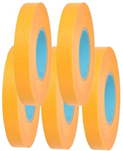 Malerband 25mm 50mm X 50m 100mm Abdeckband Maler,5 Rollen Malerkrepp 30mm 20mm X 50m Breit Goldband,Weiß Abdeckfolie Kreppband Klebeband Maler 10mm Rollen Für Malerarbeiten ( Color : Yellow , Size : 0 Malerband 25mm 50mm X 50m 100mm Abdeckband Maler,5 Rollen Malerkrepp 30mm 20mm X 50m Breit Goldband,Weiß Abdeckfolie Kreppband Klebeband Maler 10mm Rollen Für Malerarbeiten ( Color : Yellow , Size : 0 von ZZDZW